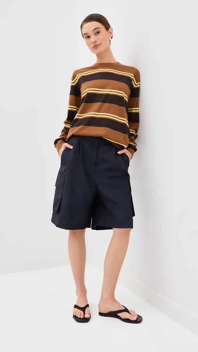 Tibi Crispy Nylon Stella Shorts | Thumbnail 5
