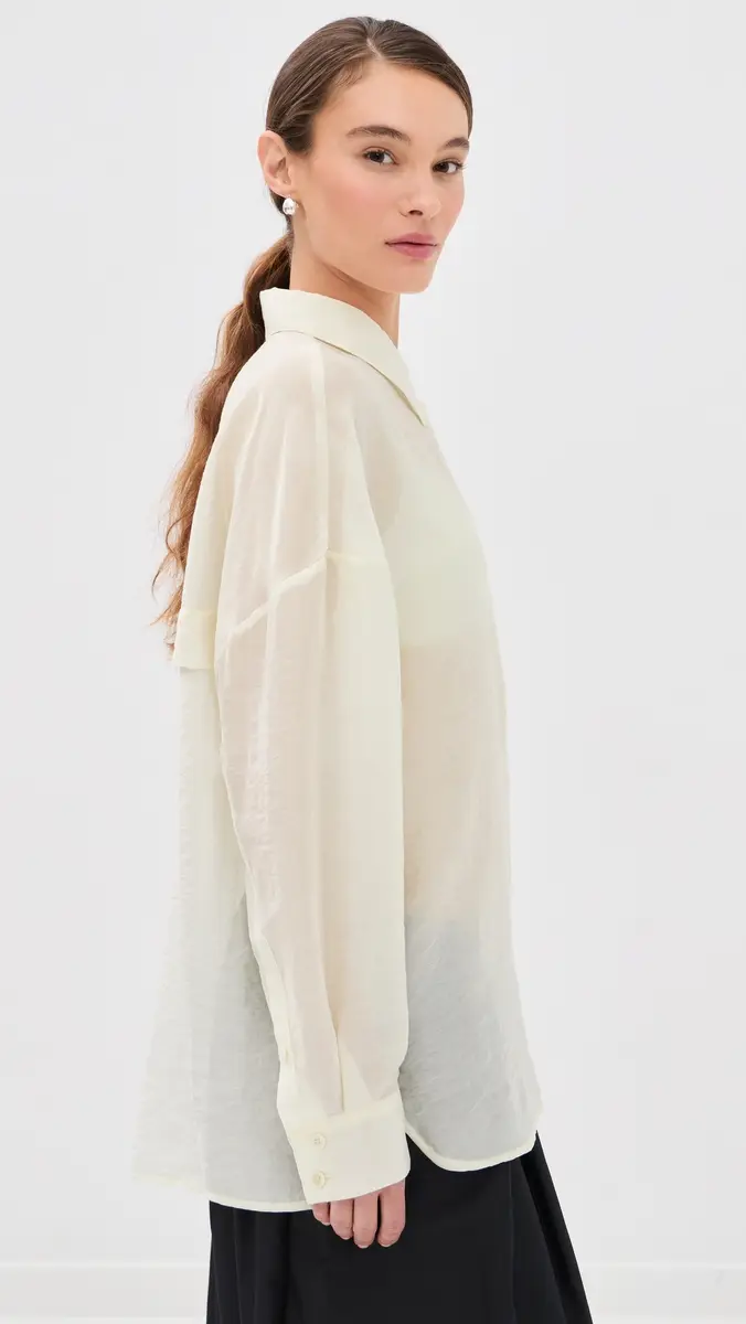 Tibi Summer Voile Oversized Shirt | Thumbnail 4 Tibi Summer Voile Oversized Shirt | Thumbnail 4