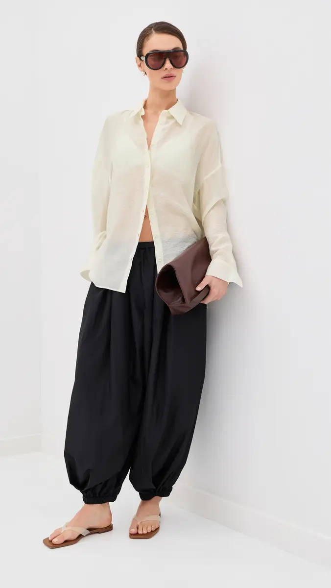 Tibi Summer Voile Oversized Shirt | Thumbnail 5 Tibi Summer Voile Oversized Shirt | Thumbnail 5