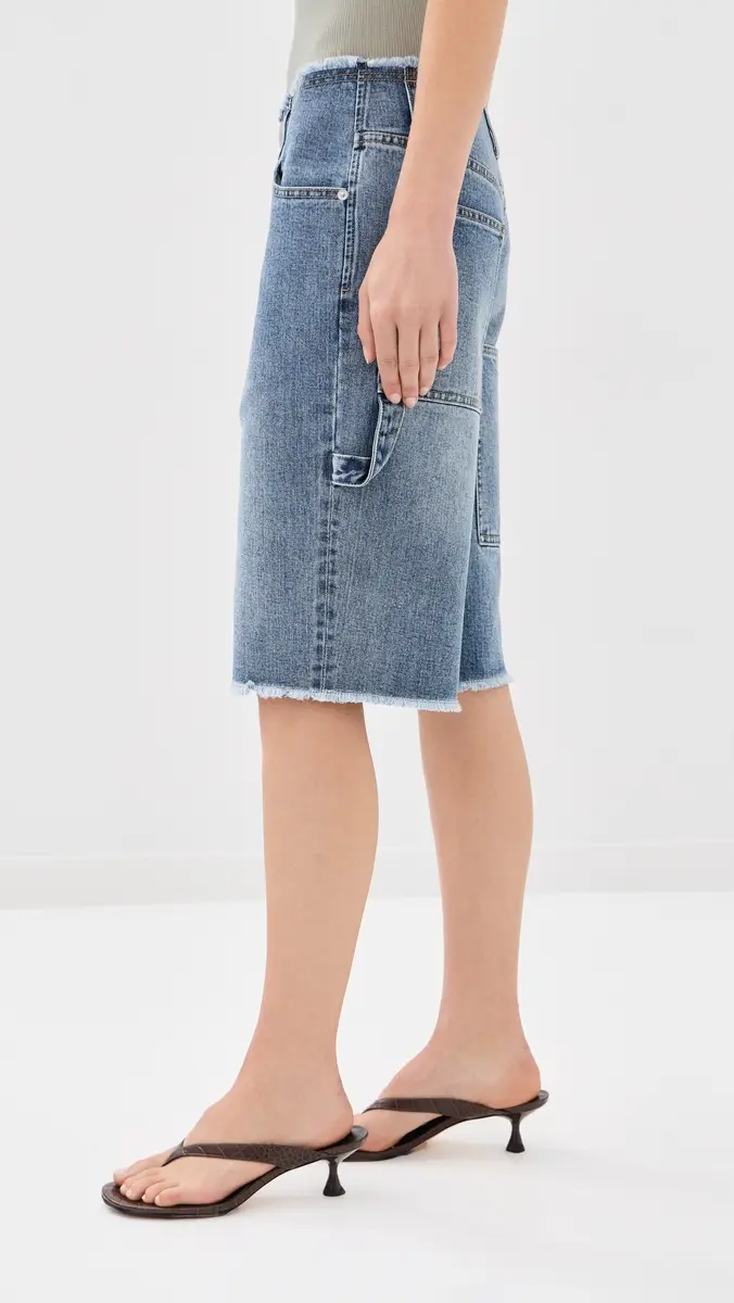 Tibi Classic Wash Newman Shorts | Thumbnail 4 Tibi Classic Wash Newman Shorts | Thumbnail 4