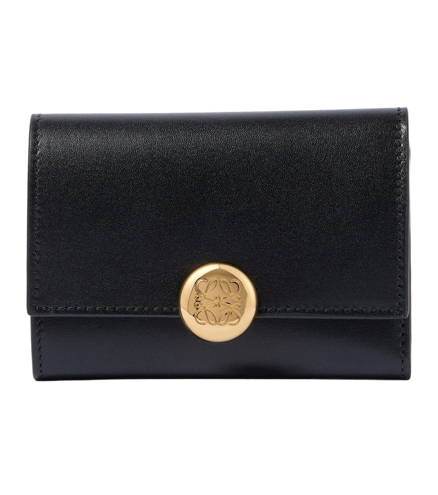 Pebble leather wallet