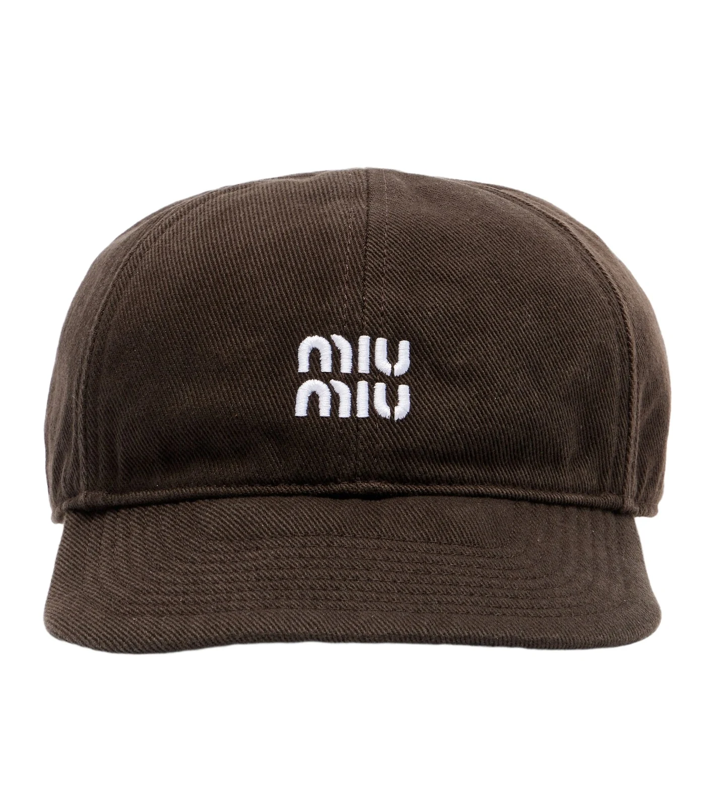 Miu Miu Logo cotton baseball cap