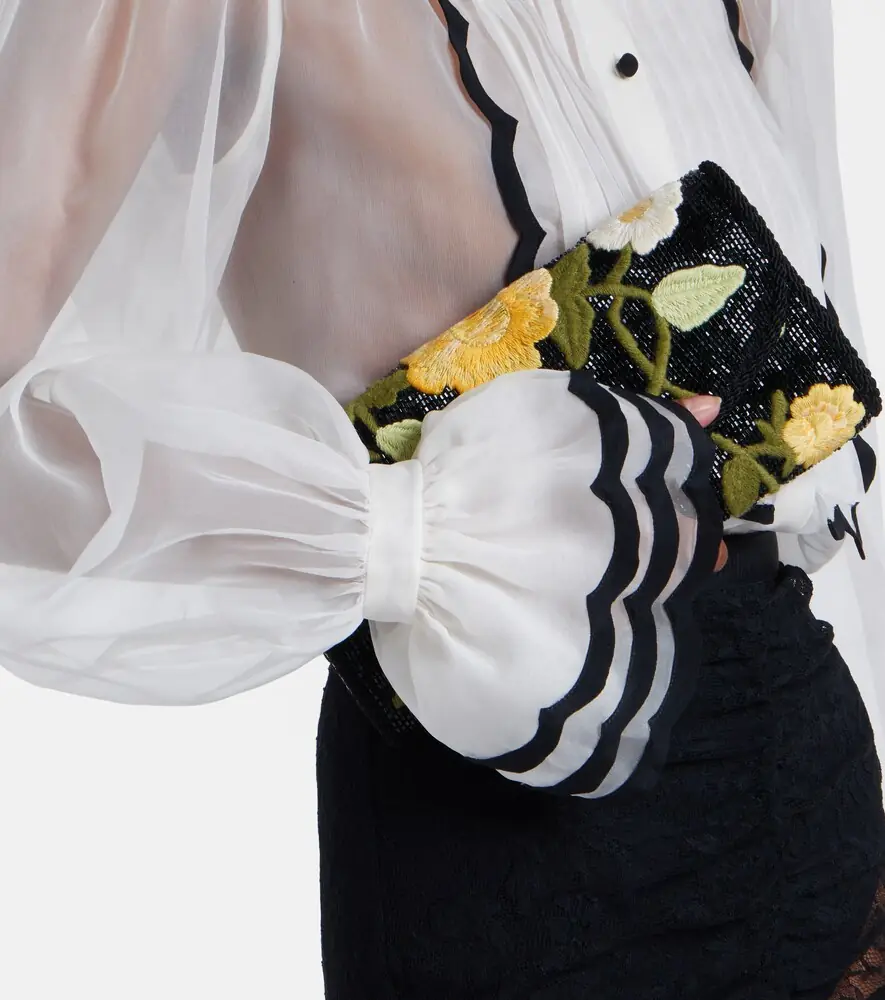 Valentino Garavani Sheer silk organza blouse | Thumbnail 2