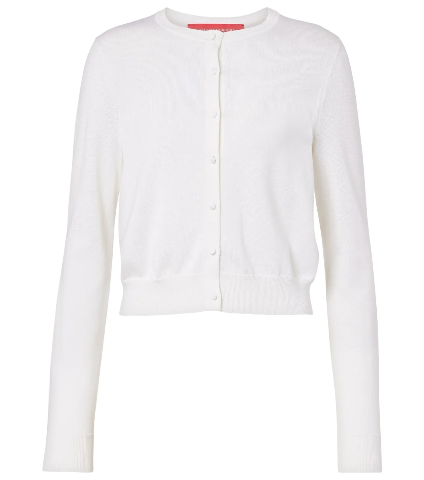 Cropped silk and cotton cardigan Cropped silk and cotton cardigan