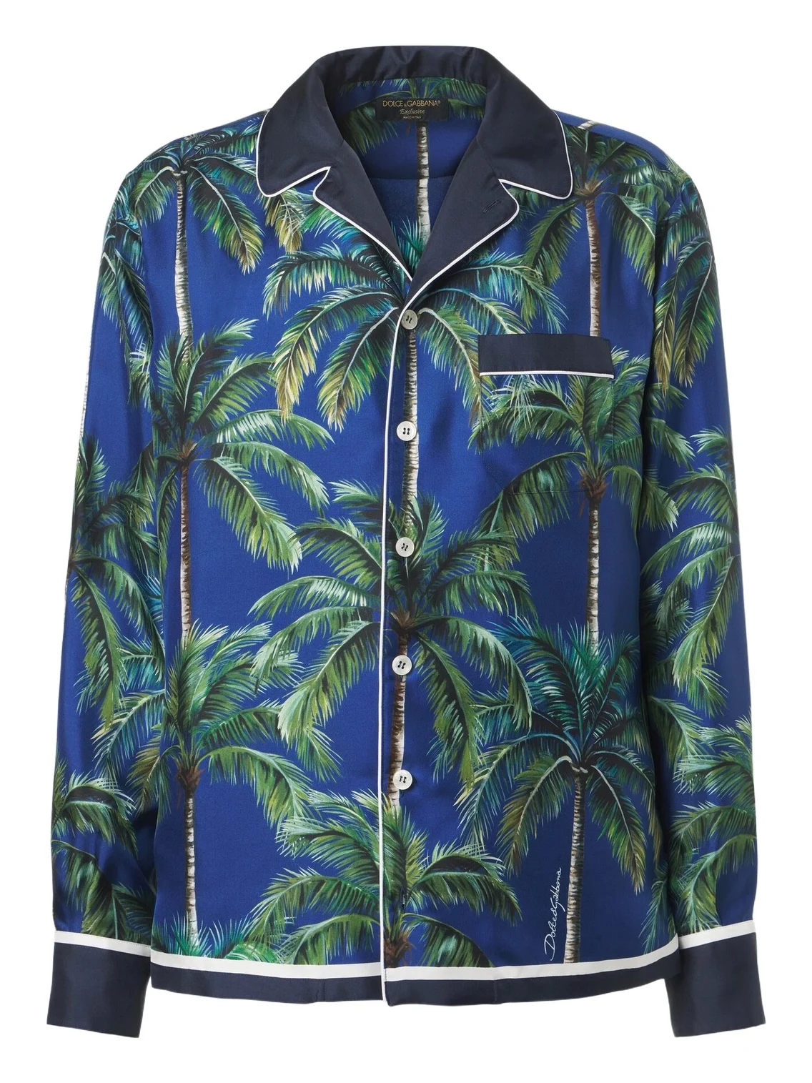 Printed silk twill shirt Printed silk twill shirt