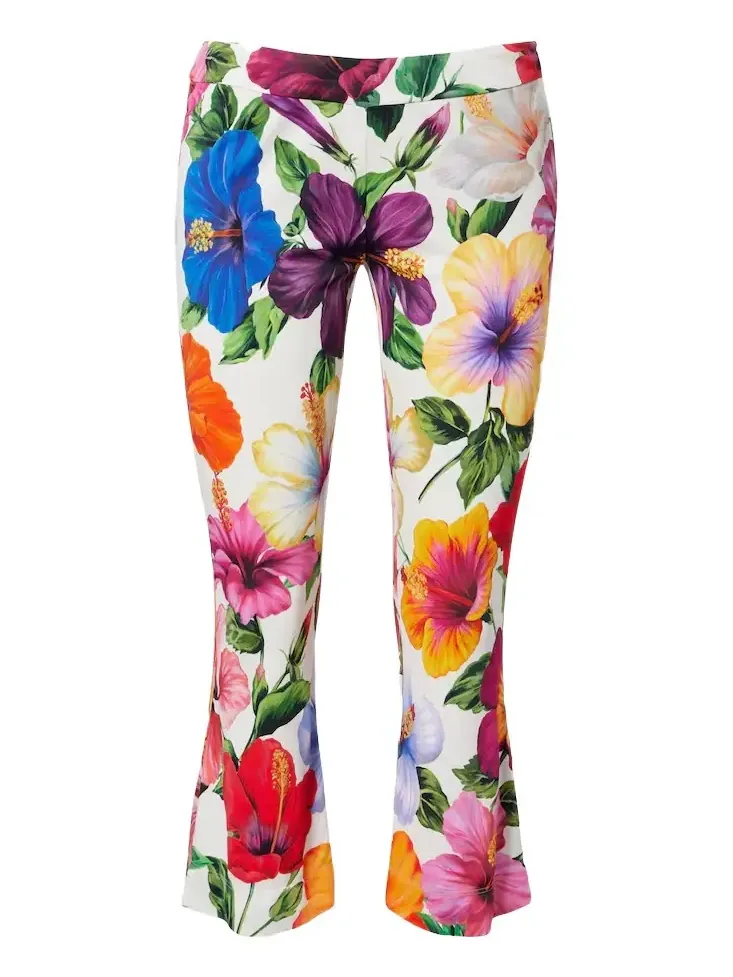 Floral capri pants Floral capri pants