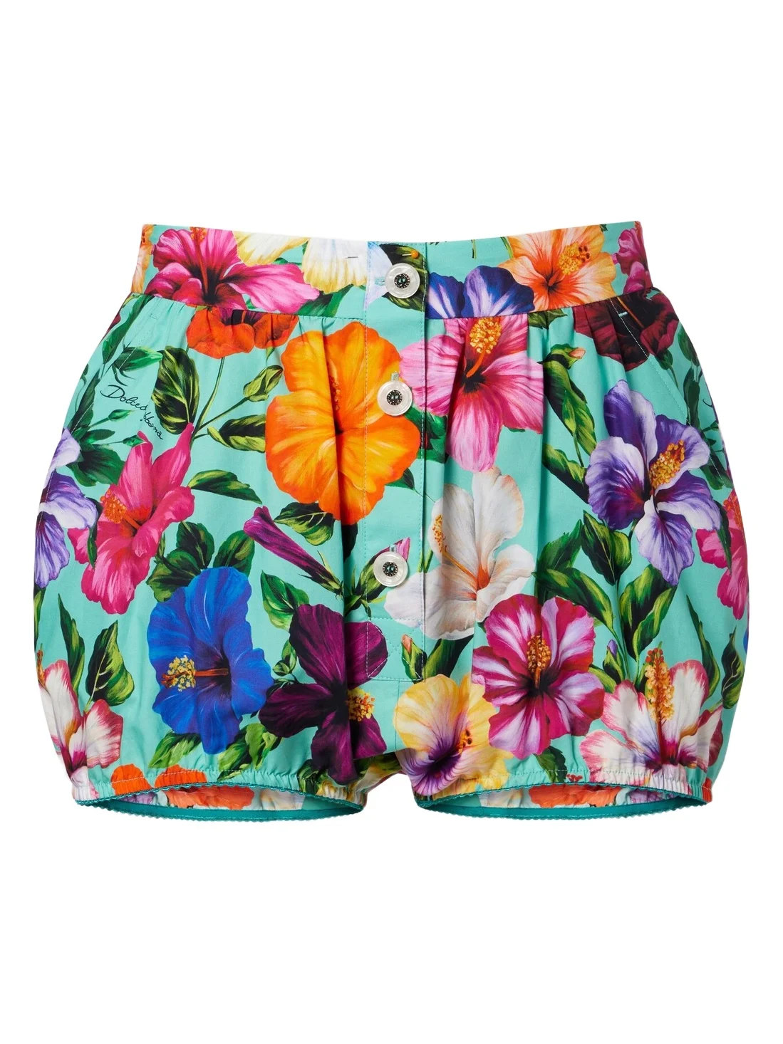 Dolce & Gabbana Floral cotton shorts