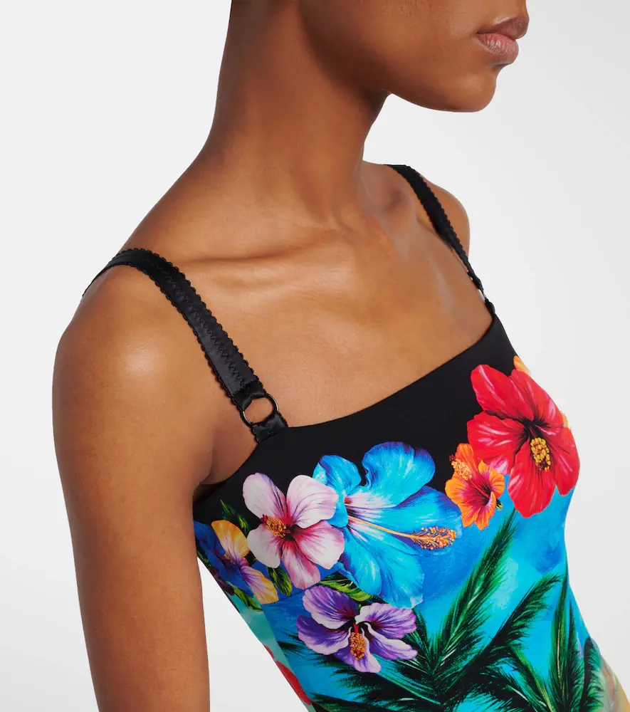Dolce & Gabbana Printed silk-blend midi dress | Thumbnail 3 Dolce & Gabbana Printed silk-blend midi dress | Thumbnail 3