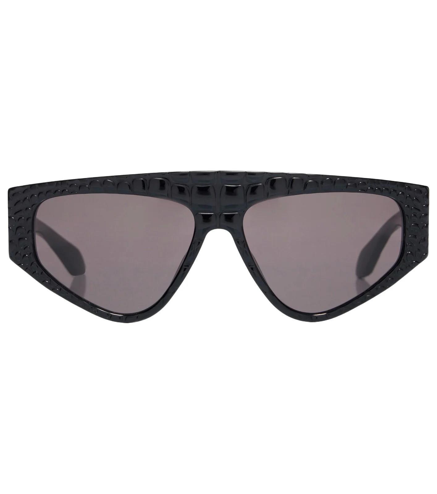 Lettering Logo flat-top sunglasses
