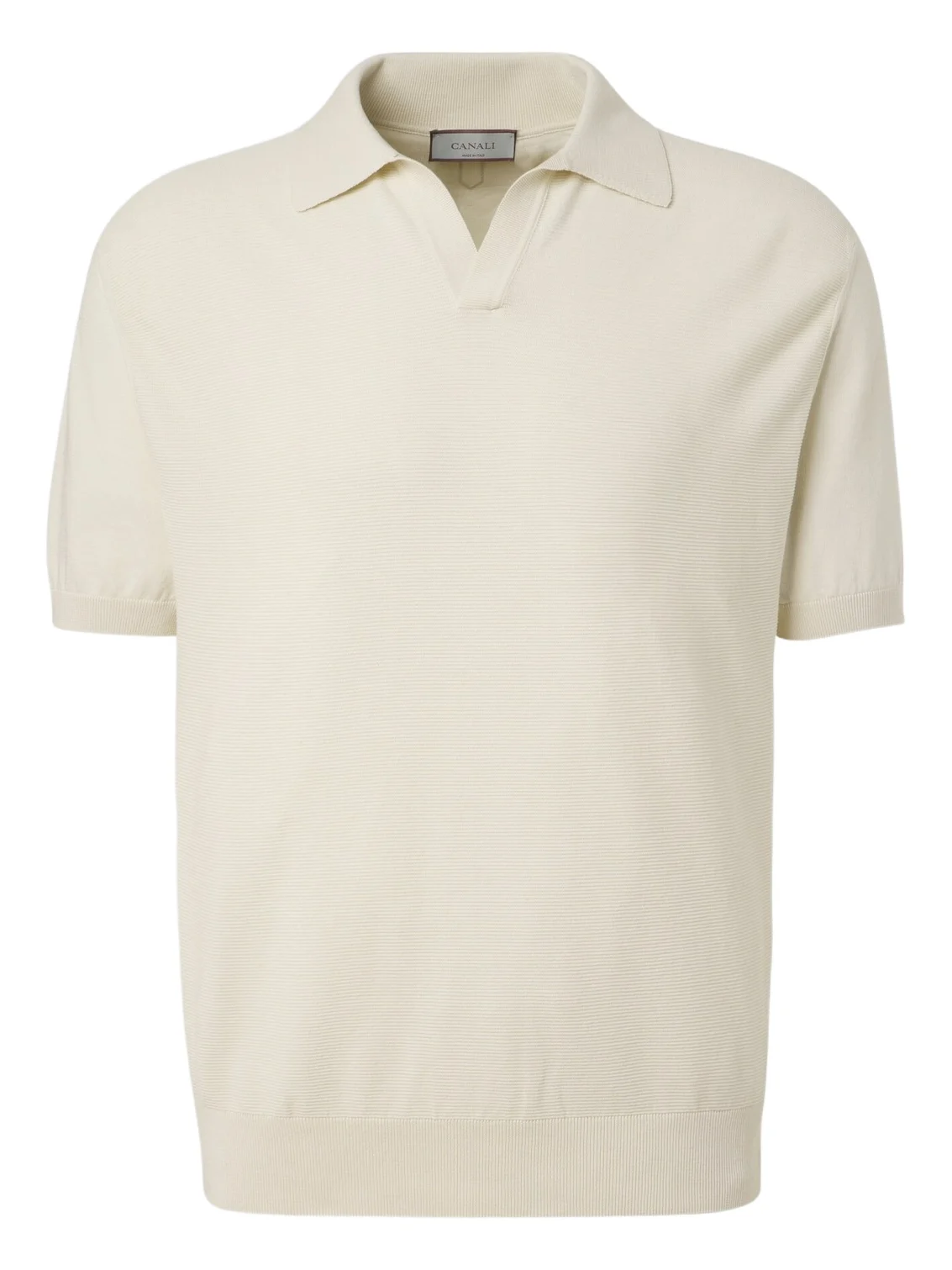 Cotton and silk polo shirt Cotton and silk polo shirt