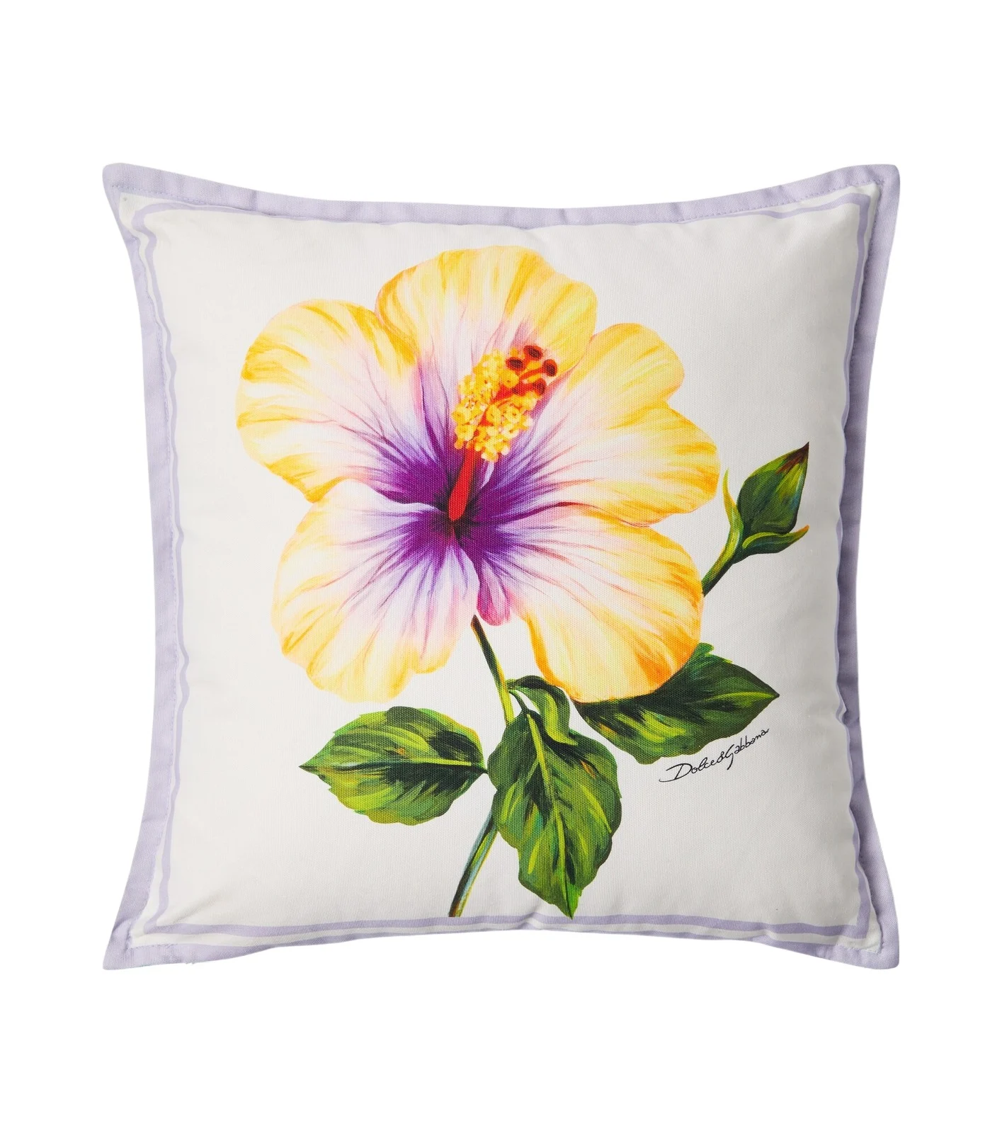 Dolce & Gabbana Casa Floral silk twill cushion