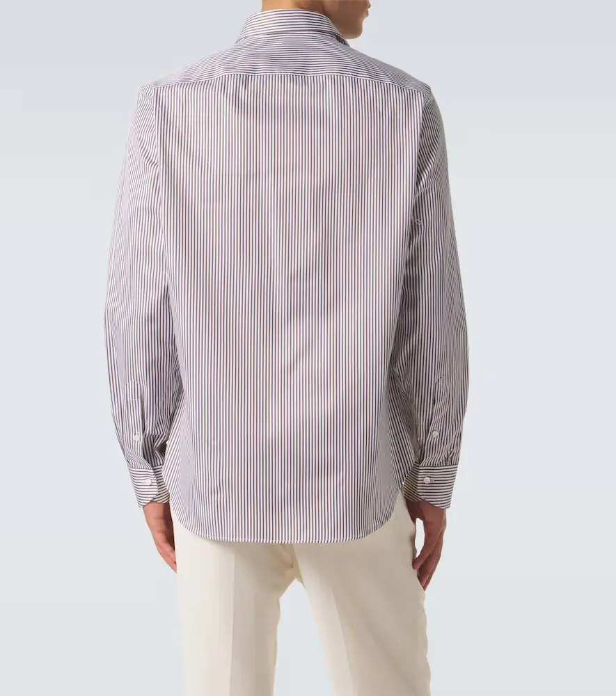 Canali Striped cotton shirt | Thumbnail 2