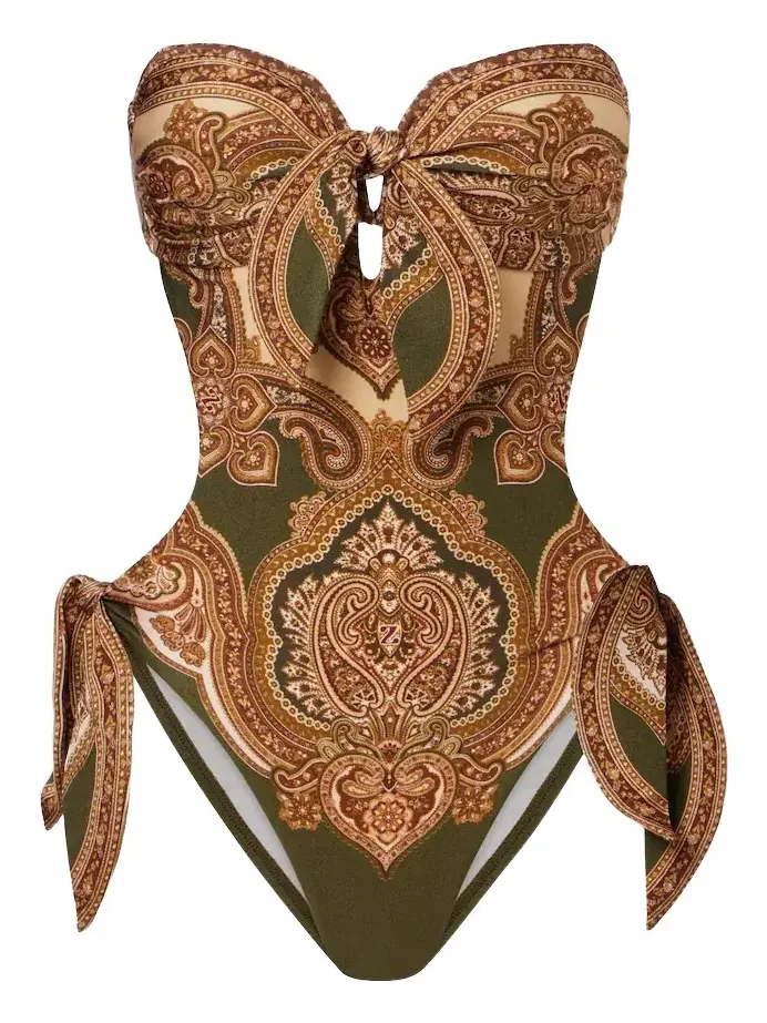 Mahon cutout printed swimsuit Mahon cutout printed swimsuit