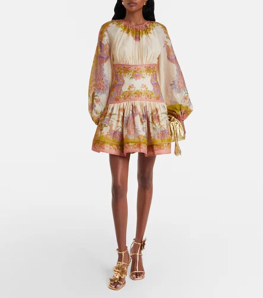 Zimmermann Indra cotton and silk-blend minidress | Thumbnail 3