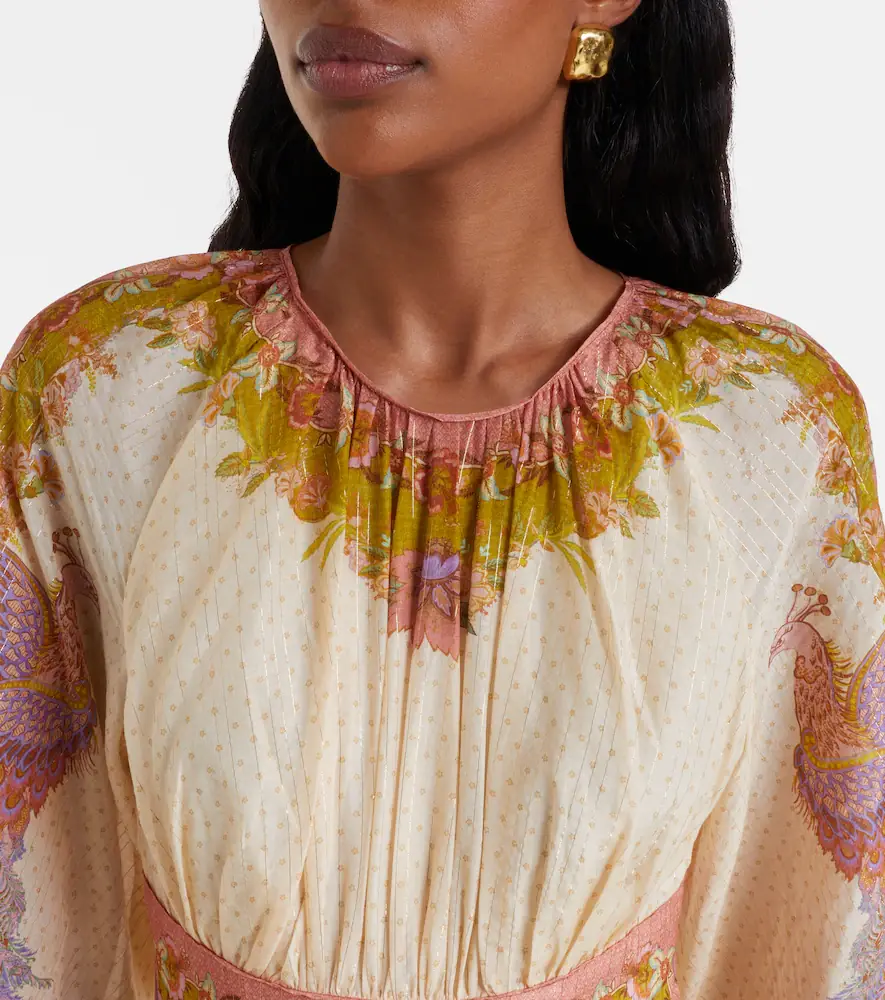 Zimmermann Indra cotton and silk-blend minidress | Thumbnail 4