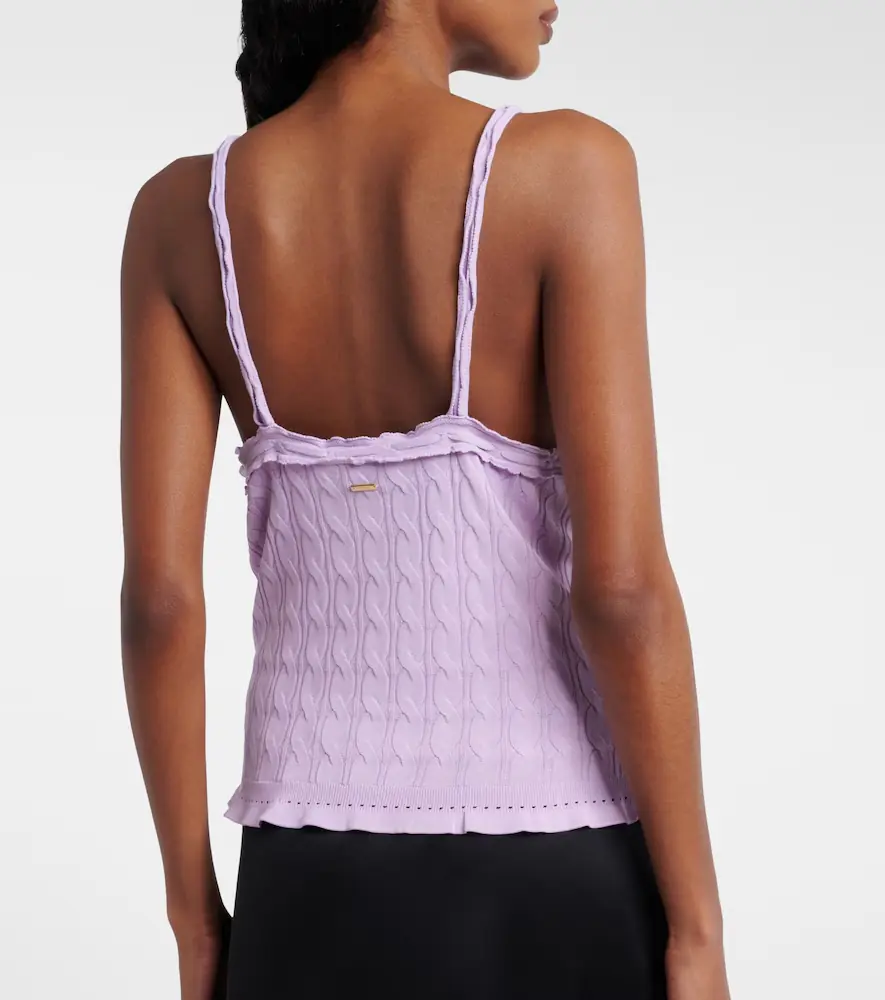 Gucci Ruffled cable-knit top | Thumbnail 6 Gucci Ruffled cable-knit top | Thumbnail 6