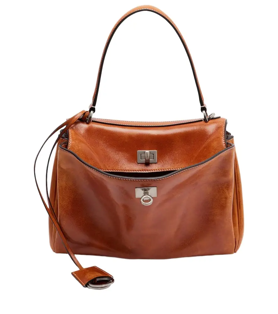 Balenciaga Rodeo Medium leather top-handle bag | Image 1 Balenciaga Rodeo Medium leather top-handle bag | Image 1