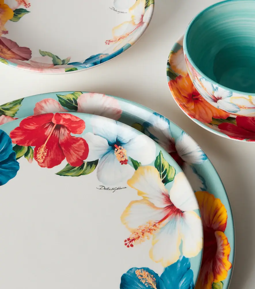 Dolce & Gabbana Casa Floral ceramic dinner plate | Thumbnail 2