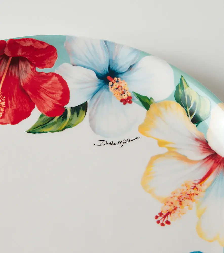 Dolce & Gabbana Casa Floral ceramic dinner plate | Thumbnail 4