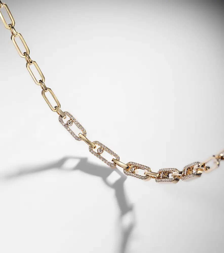 Messika Move Link 18kt gold bracelet with diamonds | Thumbnail 5 Messika Move Link 18kt gold bracelet with diamonds | Thumbnail 5