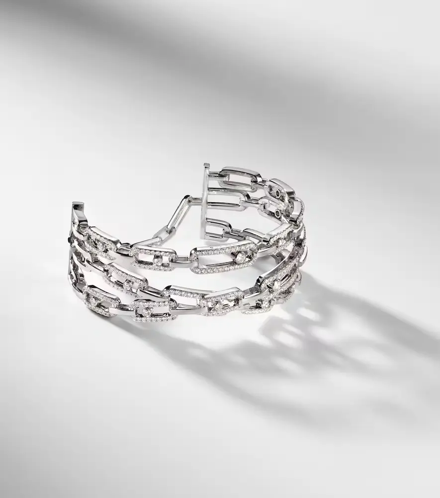 Messika Move Link 18kt white gold bracelet with diamonds | Thumbnail 5 Messika Move Link 18kt white gold bracelet with diamonds | Thumbnail 5