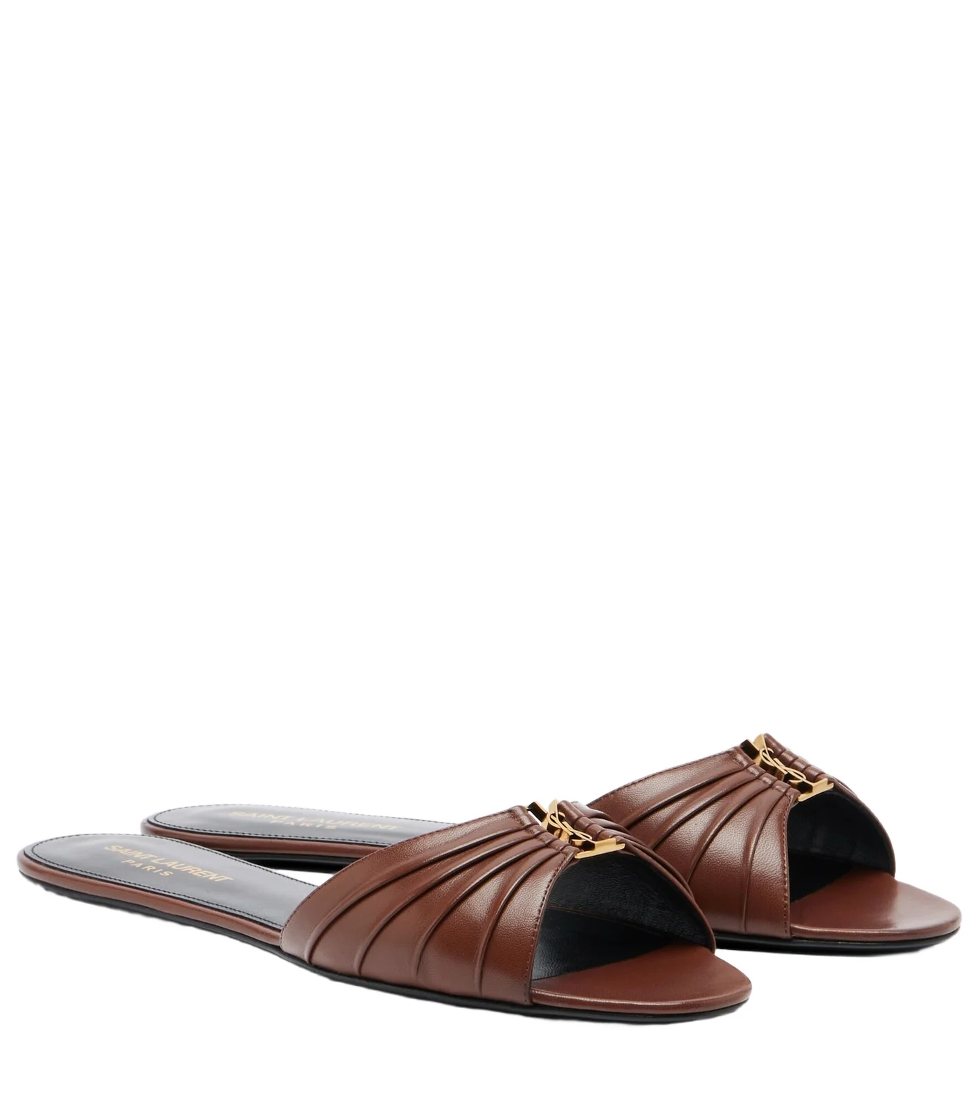 Babylone leather slides Babylone leather slides