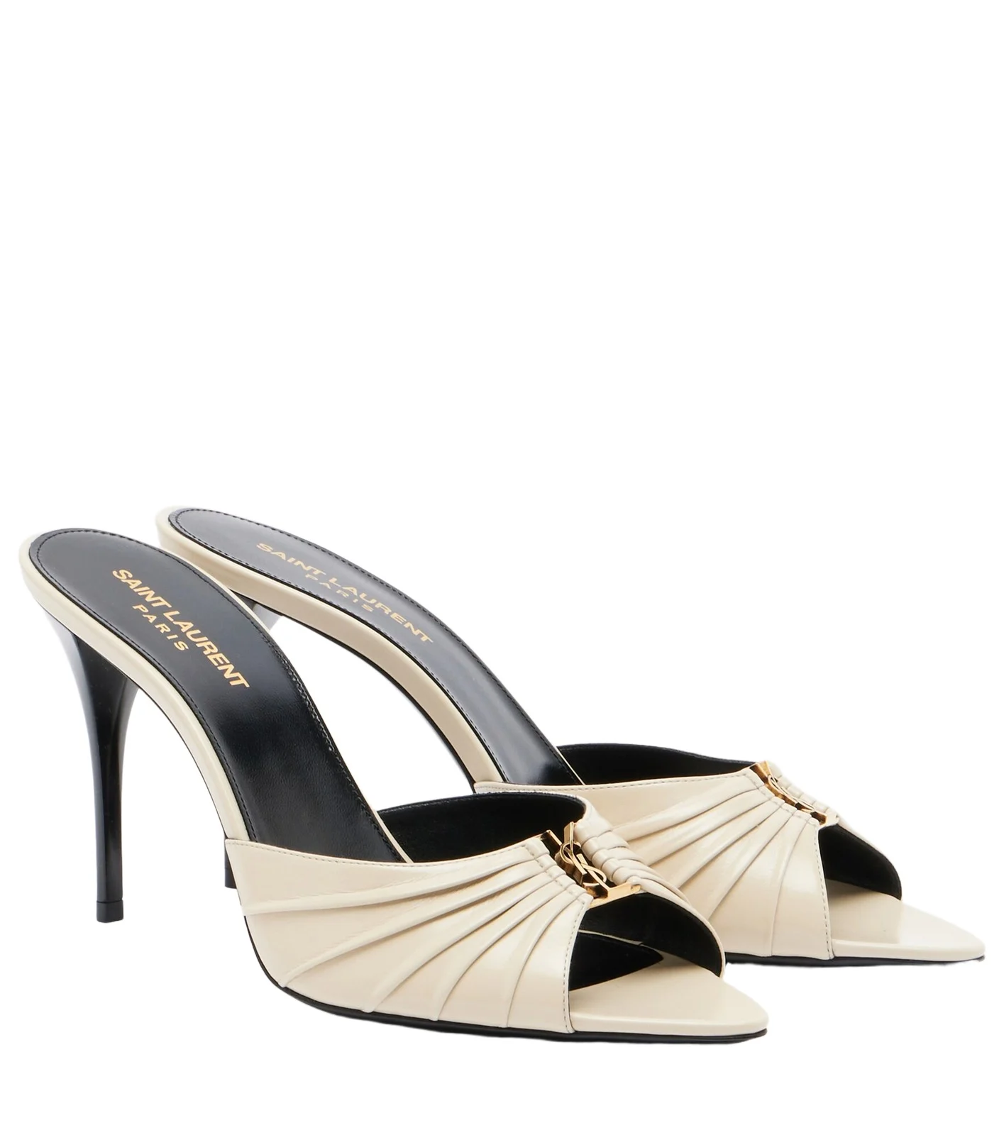 Babylone Cassandre leather mules Babylone Cassandre leather mules