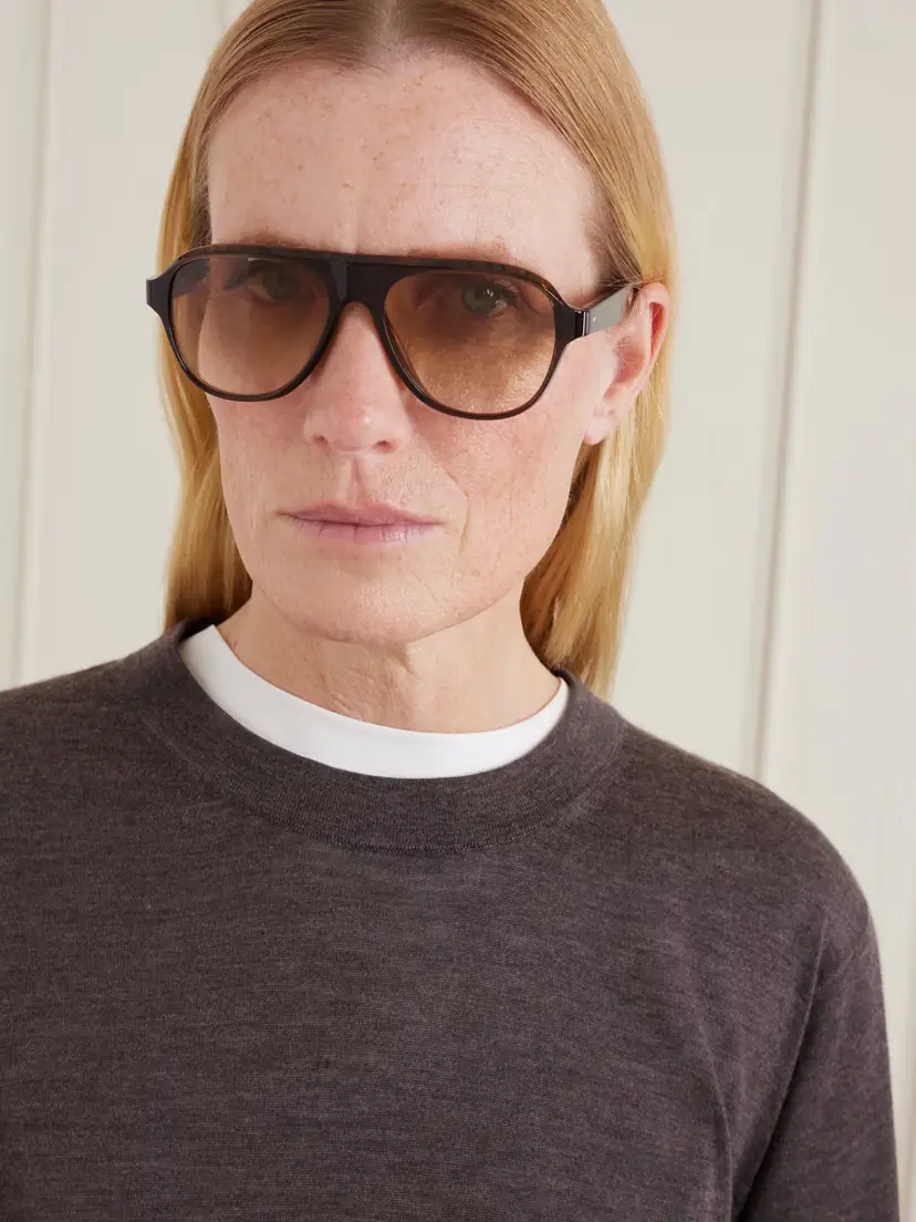 Oliver Peoples Paul Newman Aviator-style Acetate Sunglasses | Thumbnail 2
