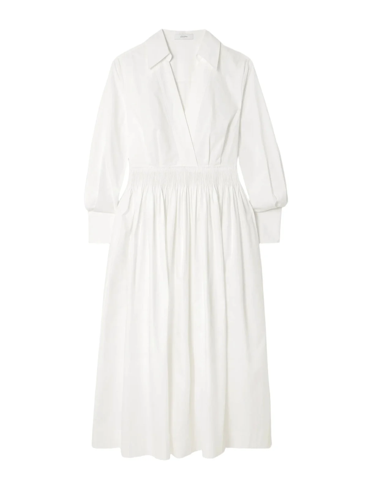 Kathe Gathered Cotton-poplin Midi Dress Kathe Gathered Cotton-poplin Midi Dress