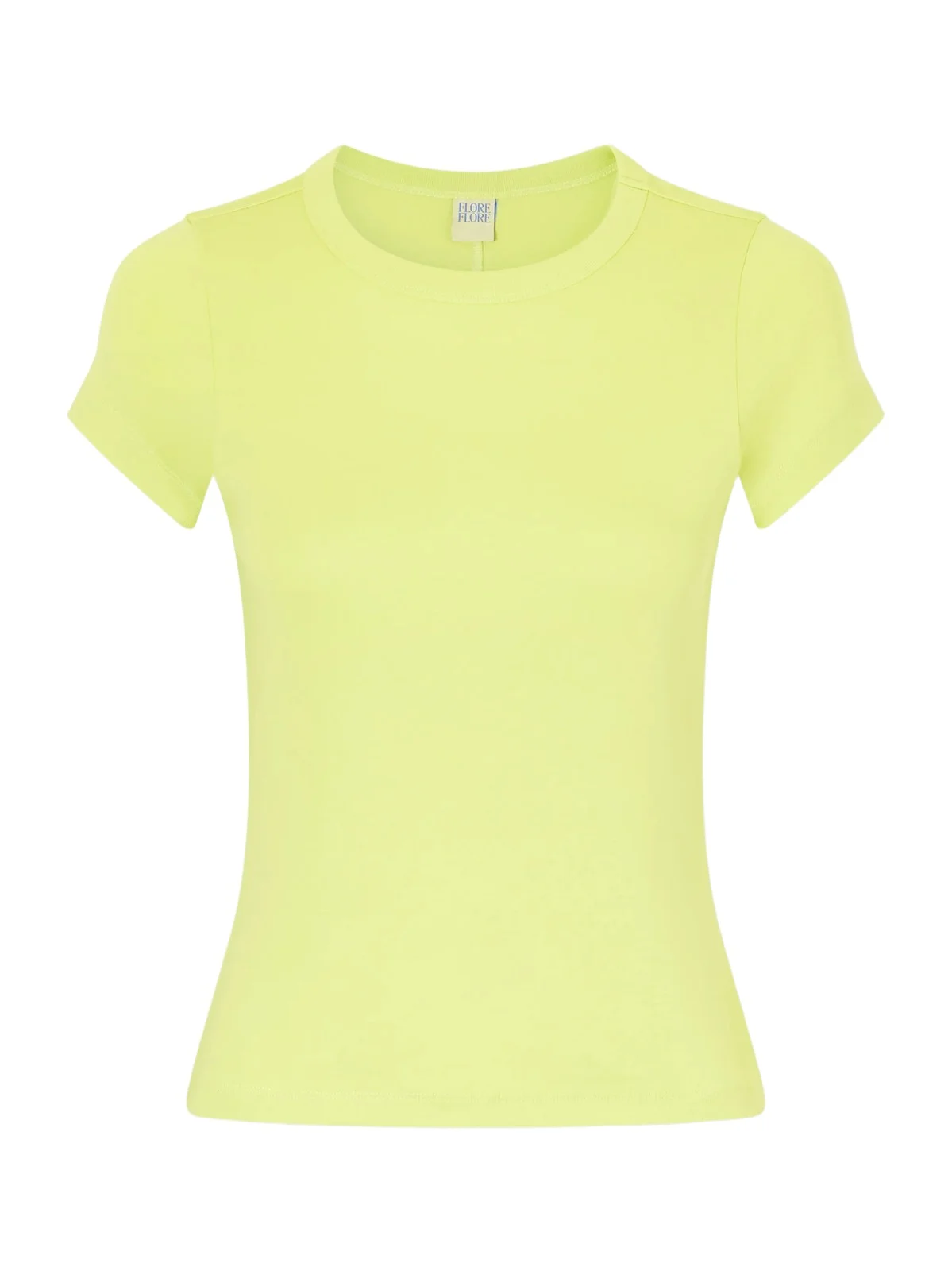 FLORE FLORE Car Baby Tee Ribbed Organic Cotton-jersey T-shirt