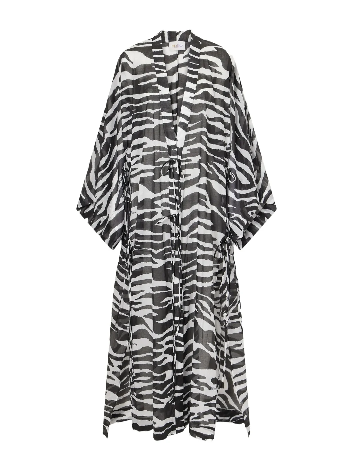 Zebra-print Cotton Kaftan Zebra-print Cotton Kaftan