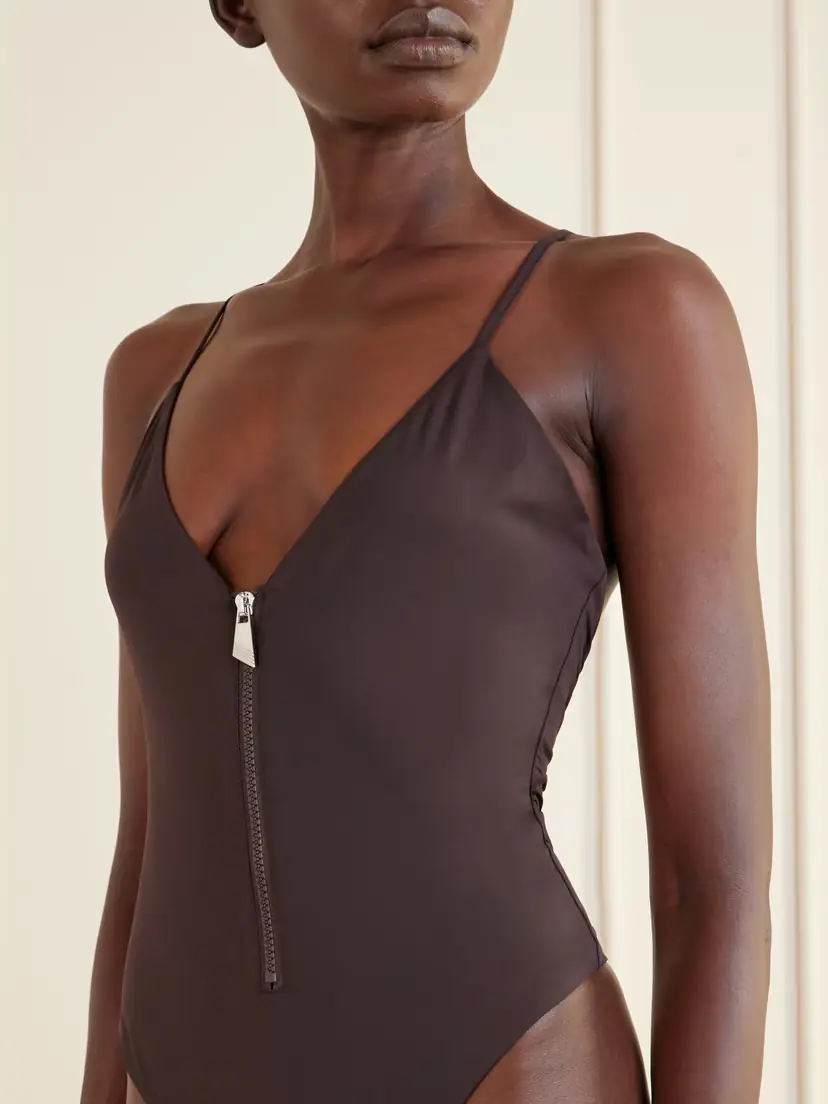The Attico Half-zip One-piece Swimsuit | Thumbnail 4
