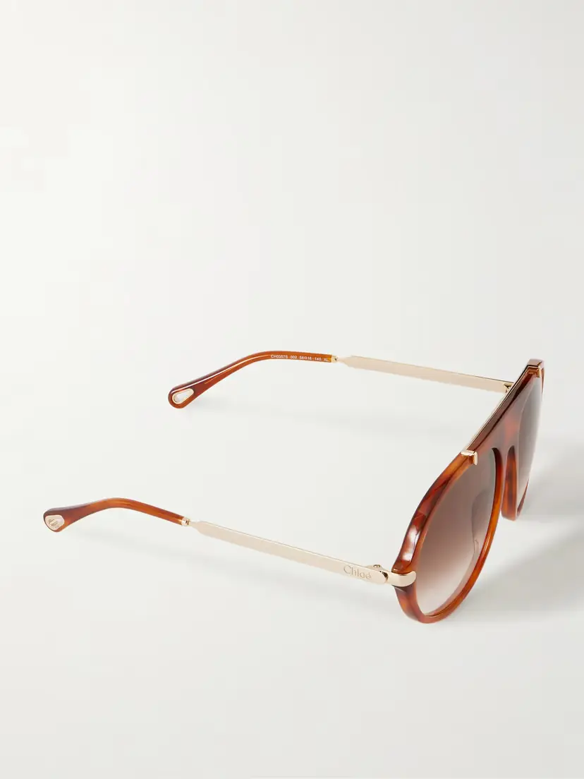 Chloé Aly Aviator-frame Acetate Sunglasses | Thumbnail 3 Chloé Aly Aviator-frame Acetate Sunglasses | Thumbnail 3
