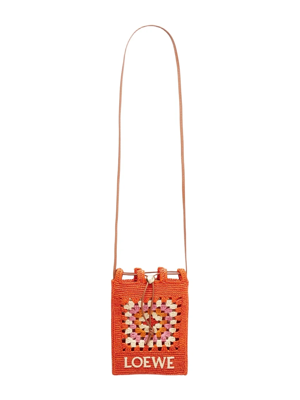 + Paula's Ibiza Logo-trimmed Leather-trimmed Crochet-knit Raffia Bucket Bag + Paula's Ibiza Logo-trimmed Leather-trimmed Crochet-knit Raffia Bucket Bag