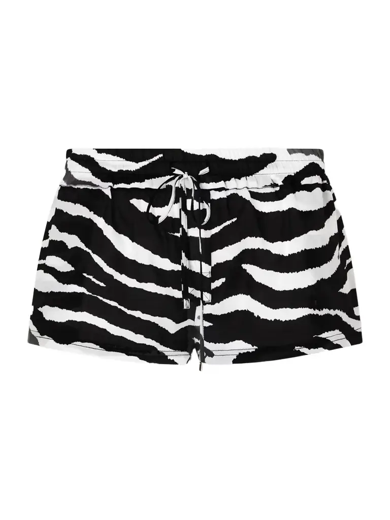 The Attico Zebra-print Cotton-voile Shorts | Image 1 The Attico Zebra-print Cotton-voile Shorts | Image 1