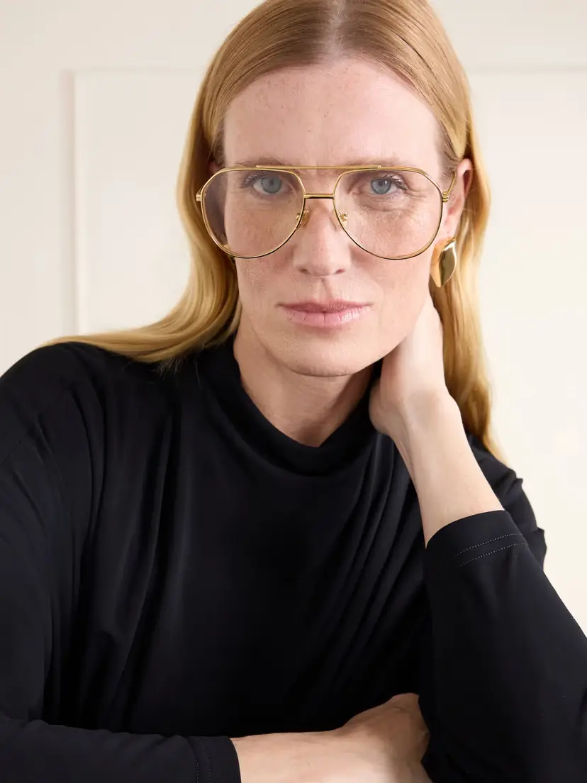 Bottega Veneta Eyewear Aviator-frame Metal Sunglasses | Thumbnail 2 Bottega Veneta Eyewear Aviator-frame Metal Sunglasses | Thumbnail 2