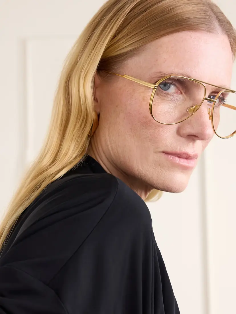 Bottega Veneta Eyewear Aviator-frame Metal Sunglasses | Thumbnail 5 Bottega Veneta Eyewear Aviator-frame Metal Sunglasses | Thumbnail 5