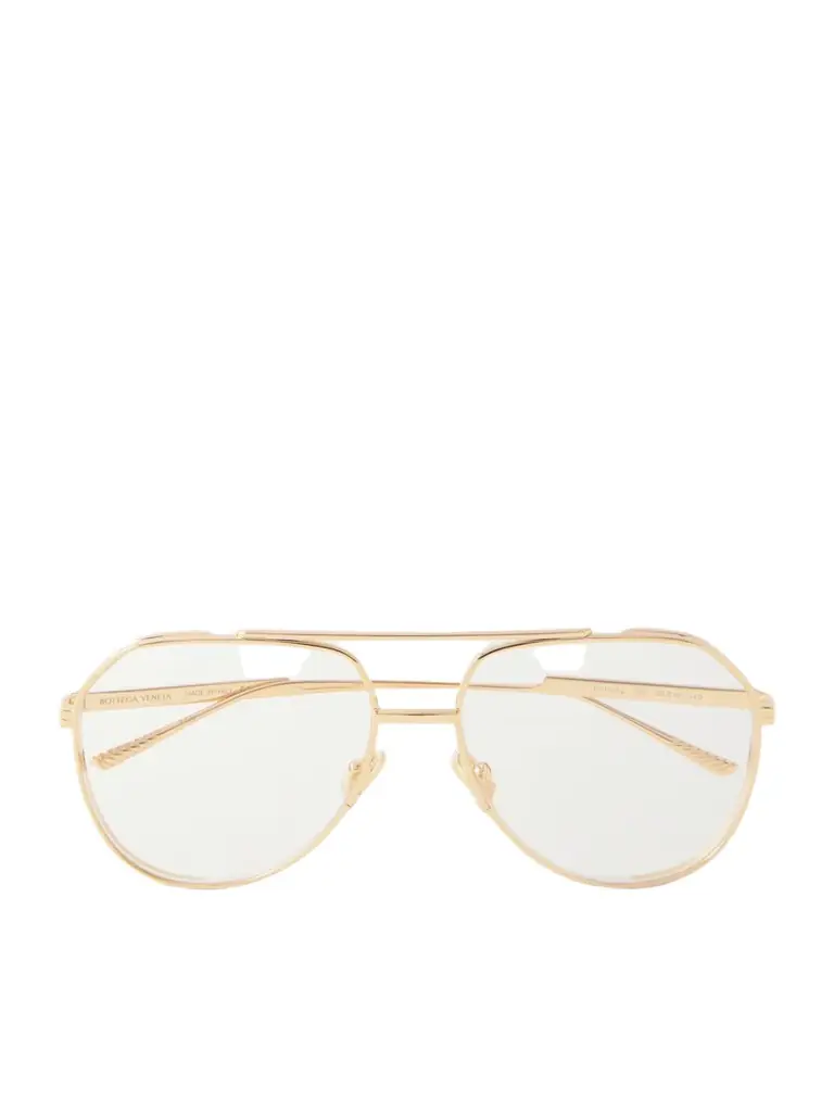Bottega Veneta Eyewear Aviator-frame Metal Sunglasses | Thumbnail 1 Bottega Veneta Eyewear Aviator-frame Metal Sunglasses | Thumbnail 1