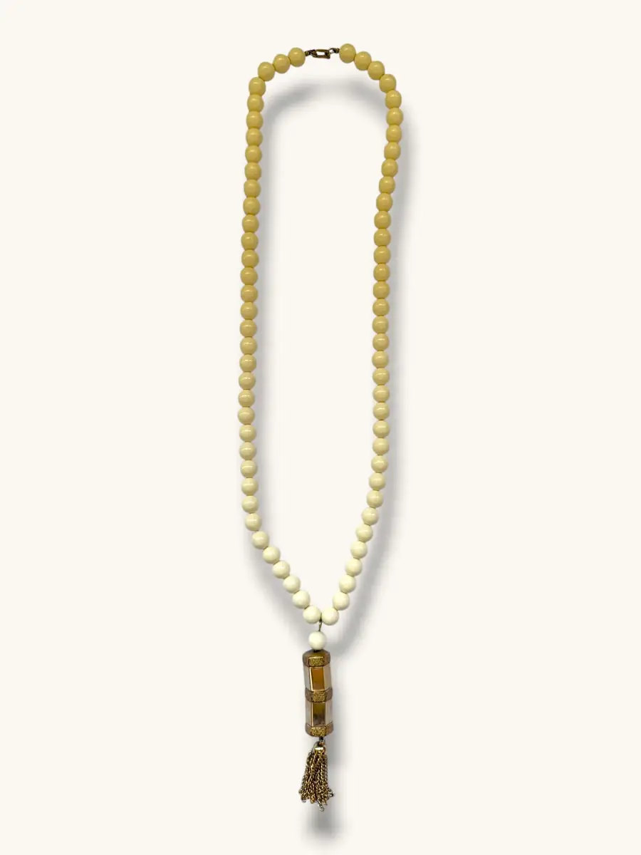Jen Wonders Studio Cream Beaded Necklace | Thumbnail 4 Jen Wonders Studio Cream Beaded Necklace | Thumbnail 4
