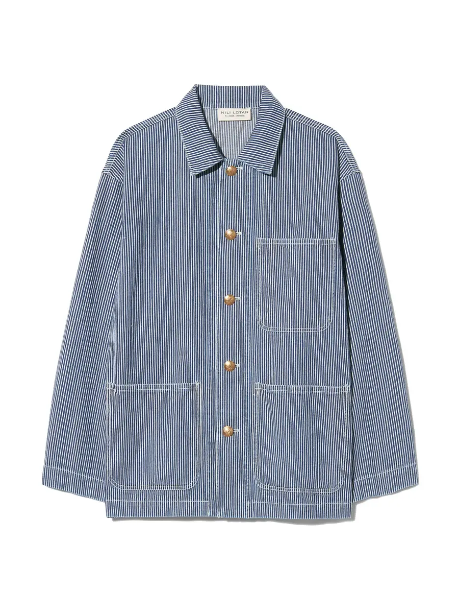 Nili Lotan Franklin Striped Jacket | Image 1 Nili Lotan Franklin Striped Jacket | Image 1