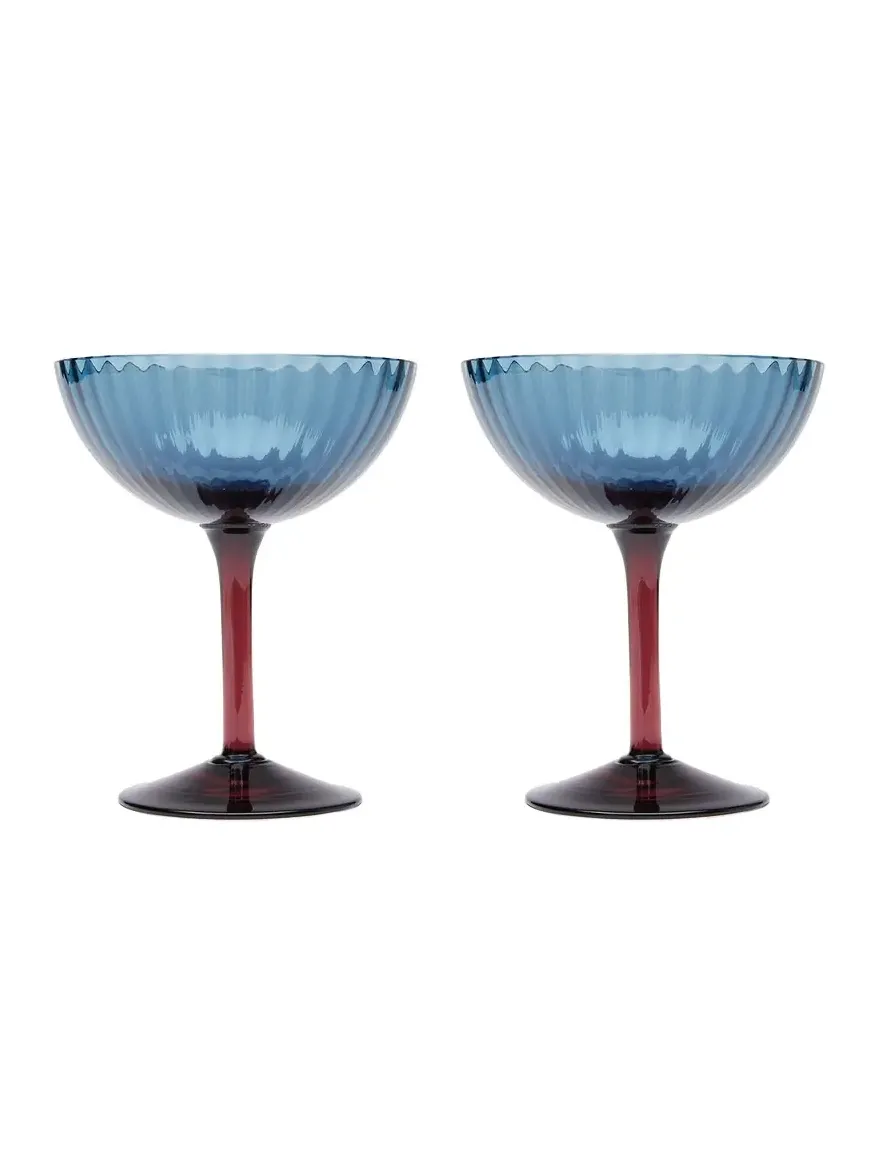 La DoubleJ Champagne Coupe Set of 2