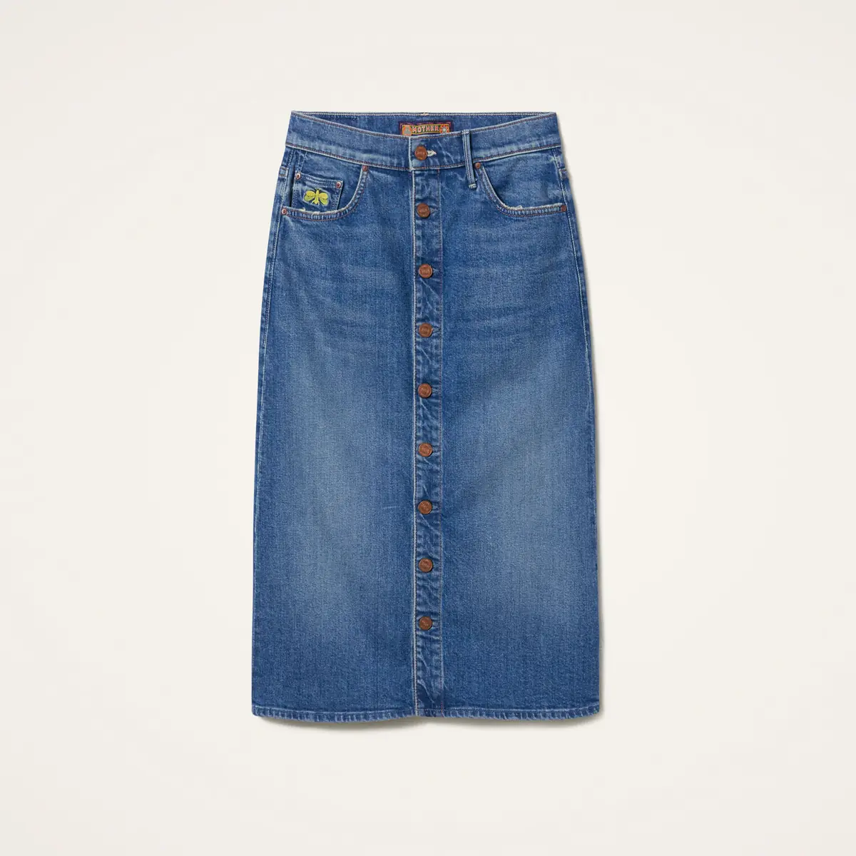 La DoubleJ The Button Front Vagabond Midi Skirt | Thumbnail 6