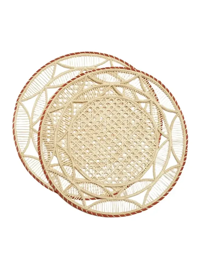 La DoubleJ Raffia Placemats Set Of 2
