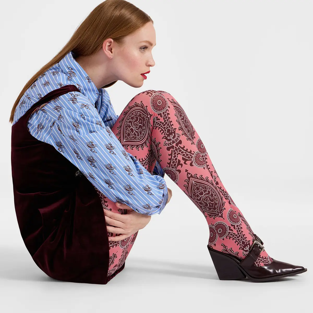La DoubleJ Printed Tights | Thumbnail 2