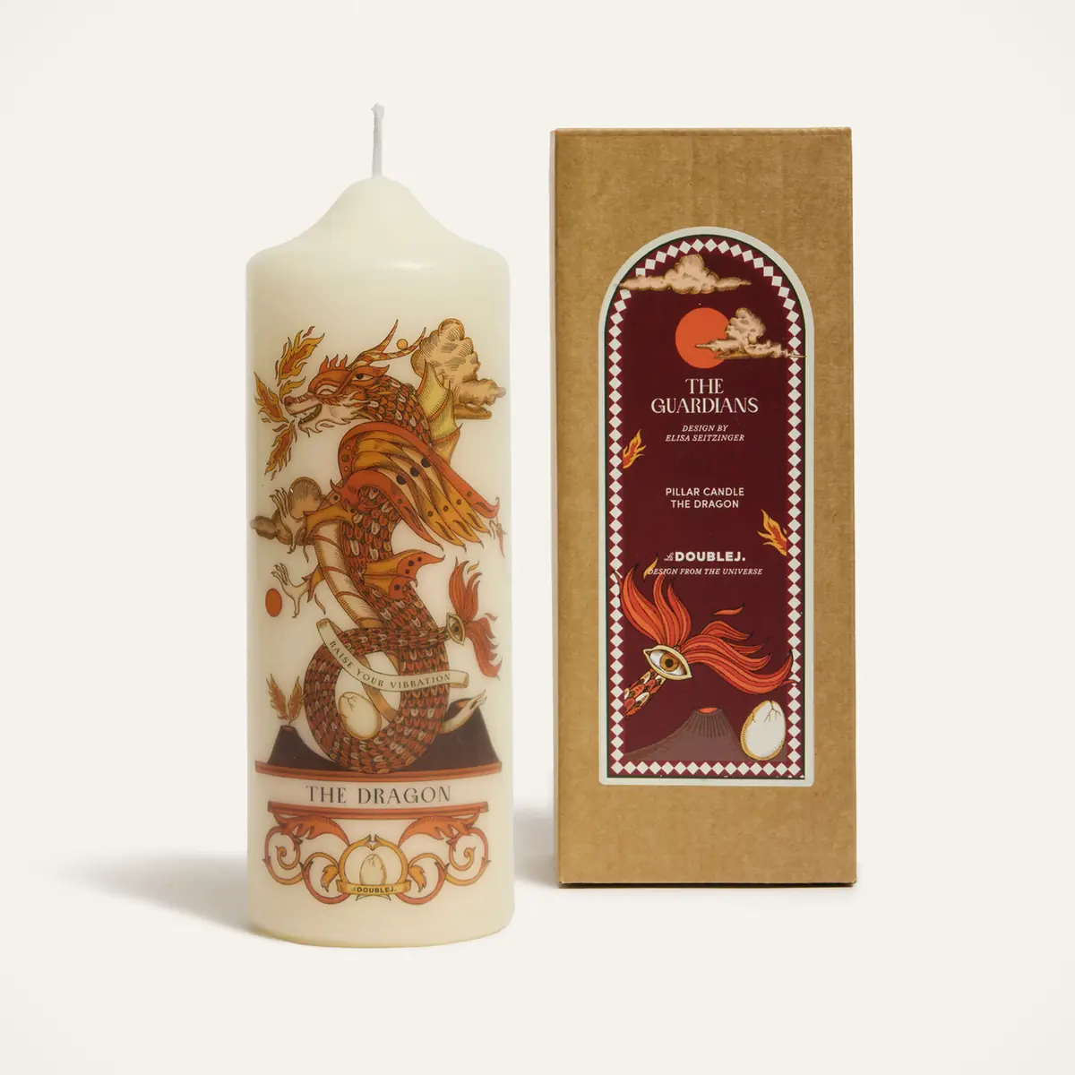 La DoubleJ Printed Pillar Candle | Thumbnail 2 La DoubleJ Printed Pillar Candle | Thumbnail 2