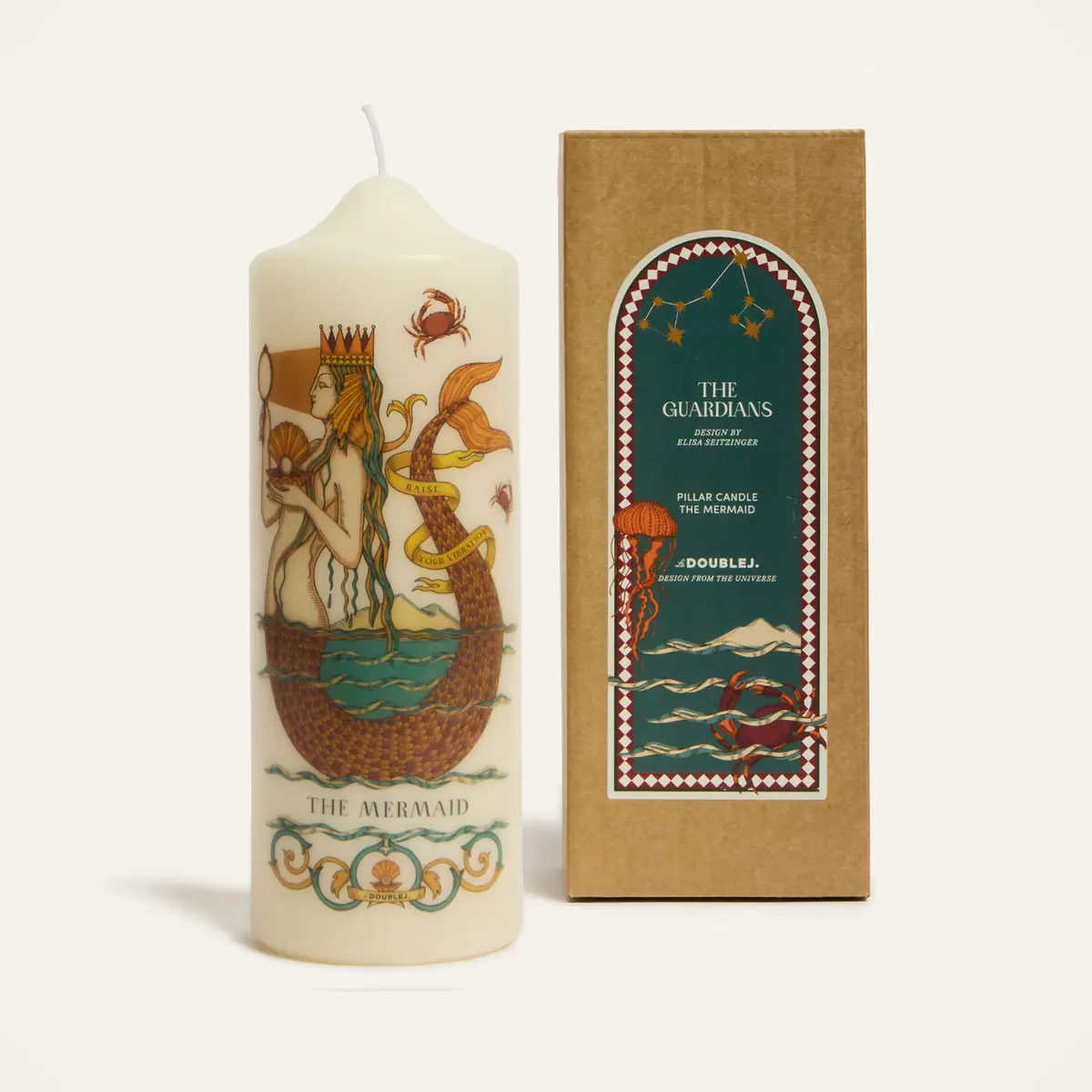 La DoubleJ Printed Pillar Candle | Thumbnail 2 La DoubleJ Printed Pillar Candle | Thumbnail 2