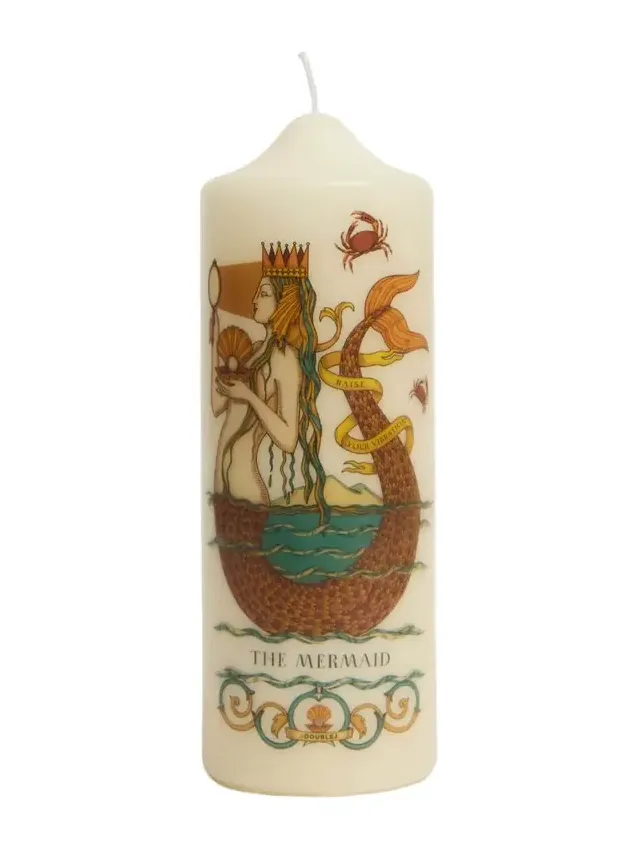 La DoubleJ Printed Pillar Candle
