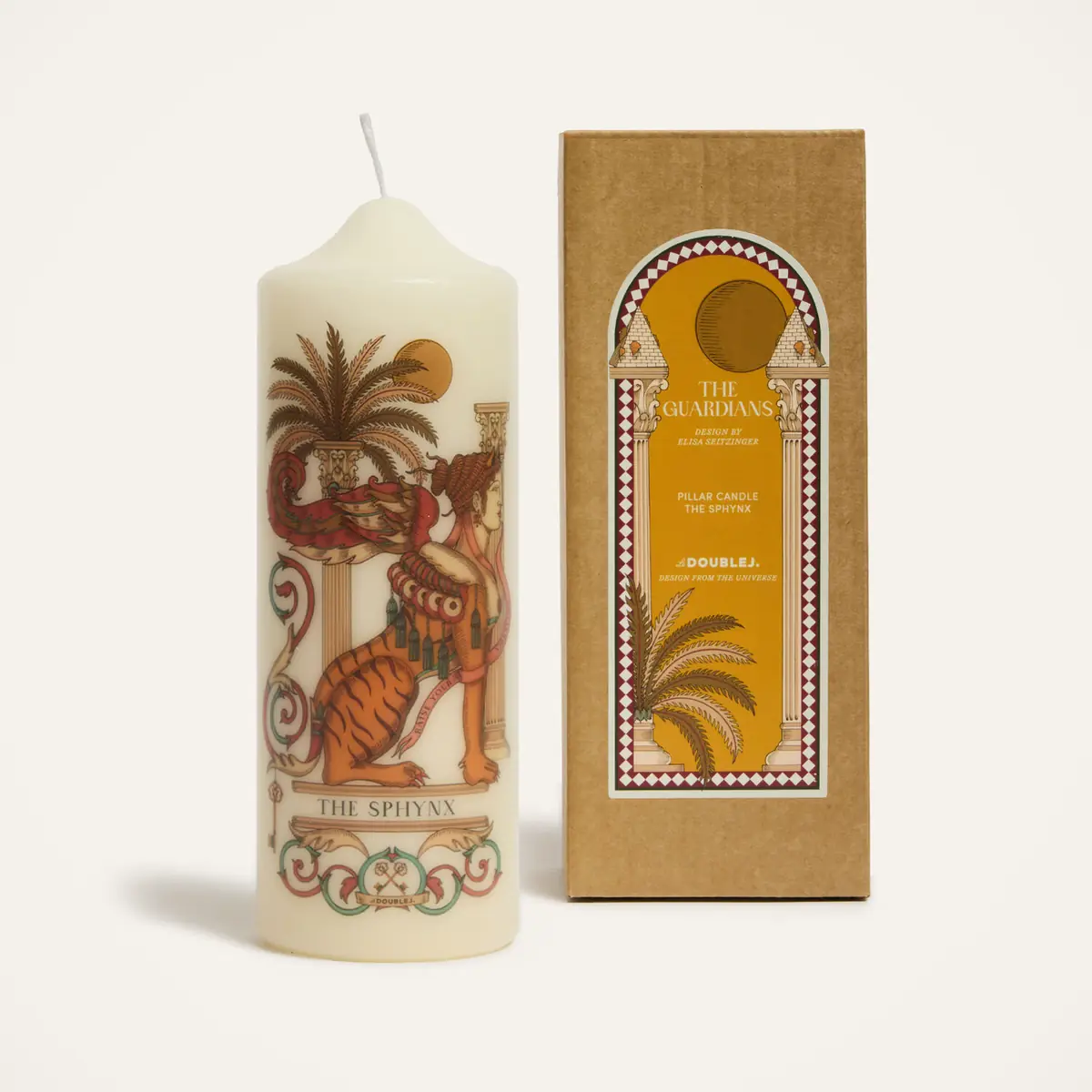 La DoubleJ Printed Pillar Candle | Thumbnail 2 La DoubleJ Printed Pillar Candle | Thumbnail 2