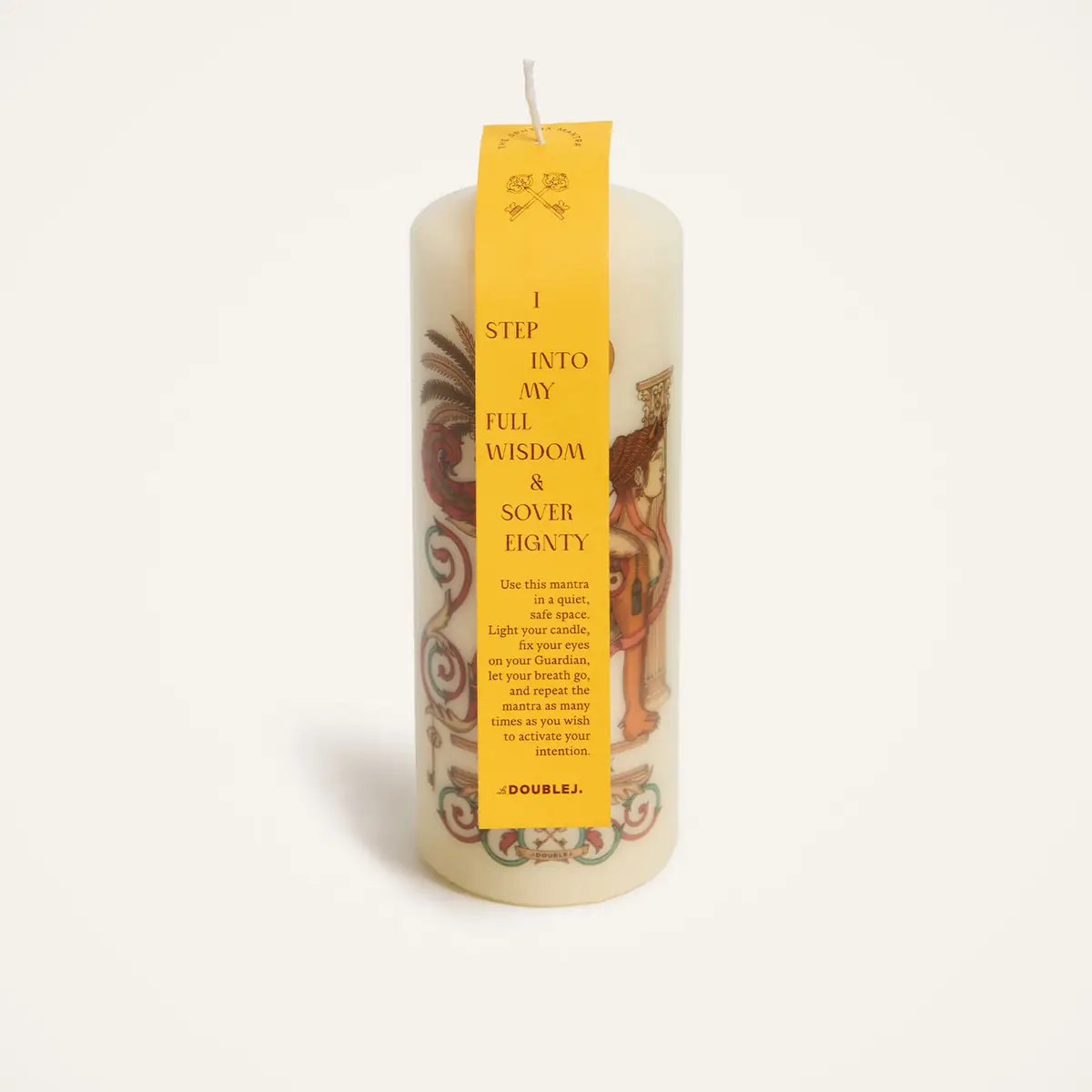La DoubleJ Printed Pillar Candle | Thumbnail 4 La DoubleJ Printed Pillar Candle | Thumbnail 4