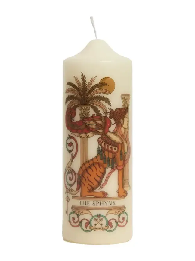 La DoubleJ Printed Pillar Candle